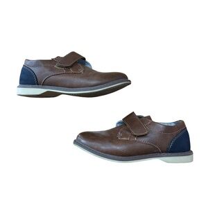 Max and jake Ollie brown little boy dress shoes baby toddler size 10M